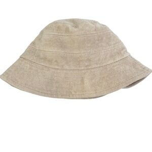 Araminta‎ James Terry Cloth Bucket Hat Cream